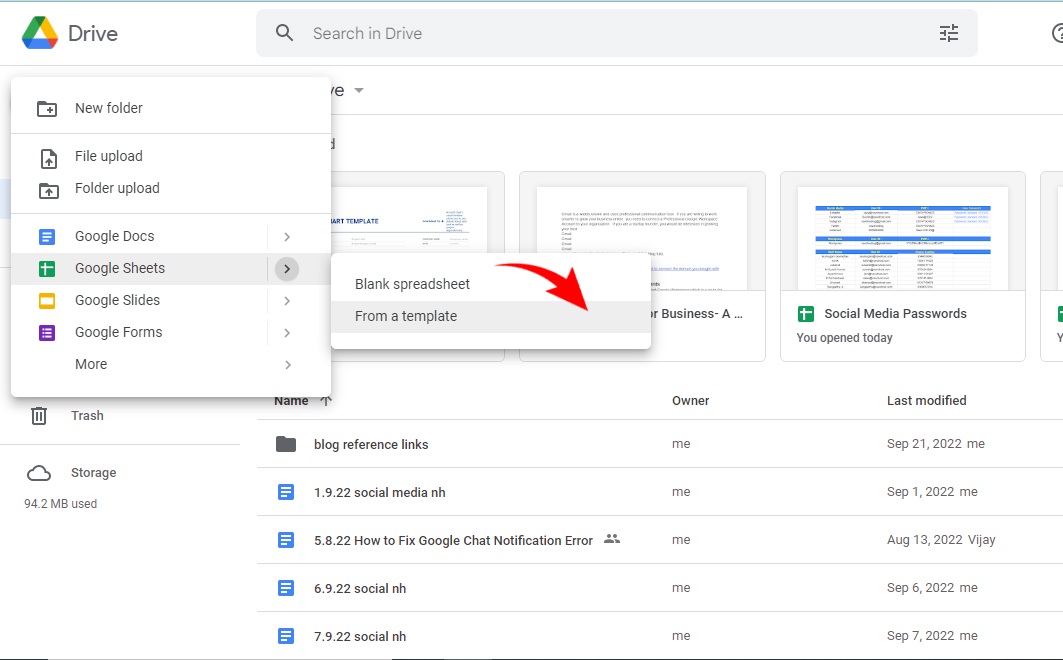 Google Sheet 