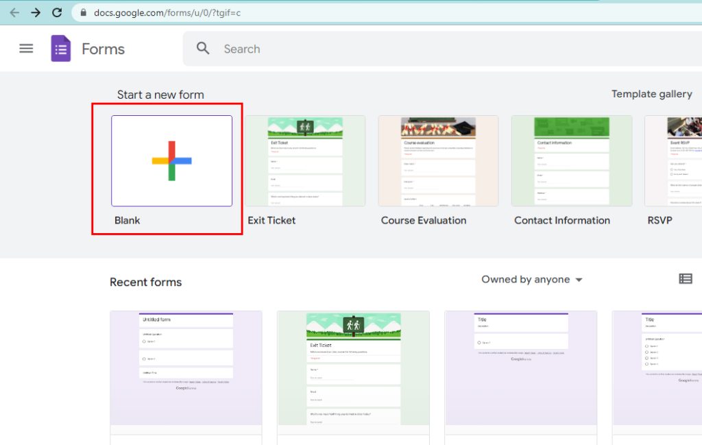 Google Forms