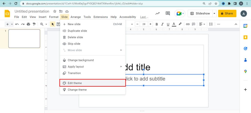 Google Slides Tips