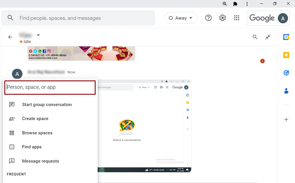 Google Chat Collaboration
