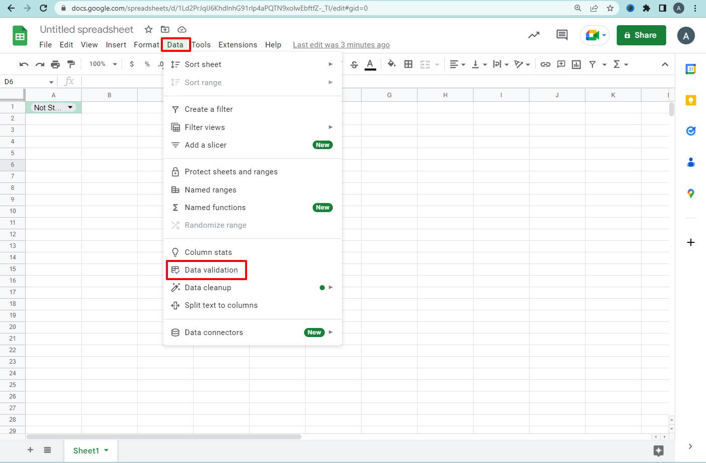 clean google sheet data