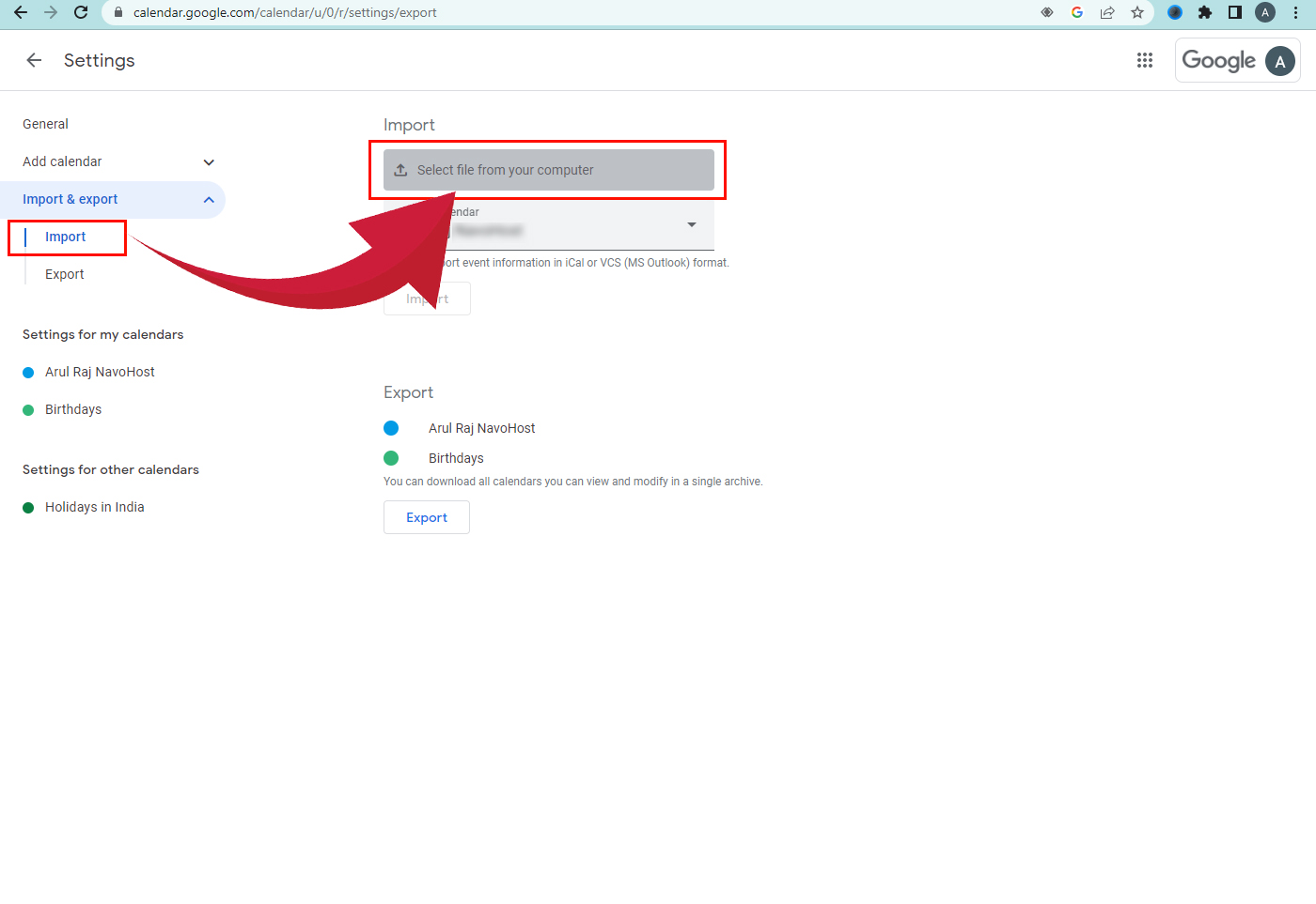 select file from computer