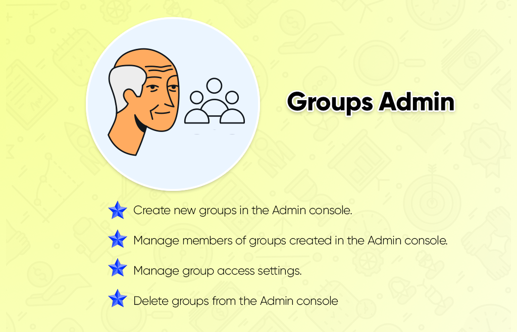 Groups admin