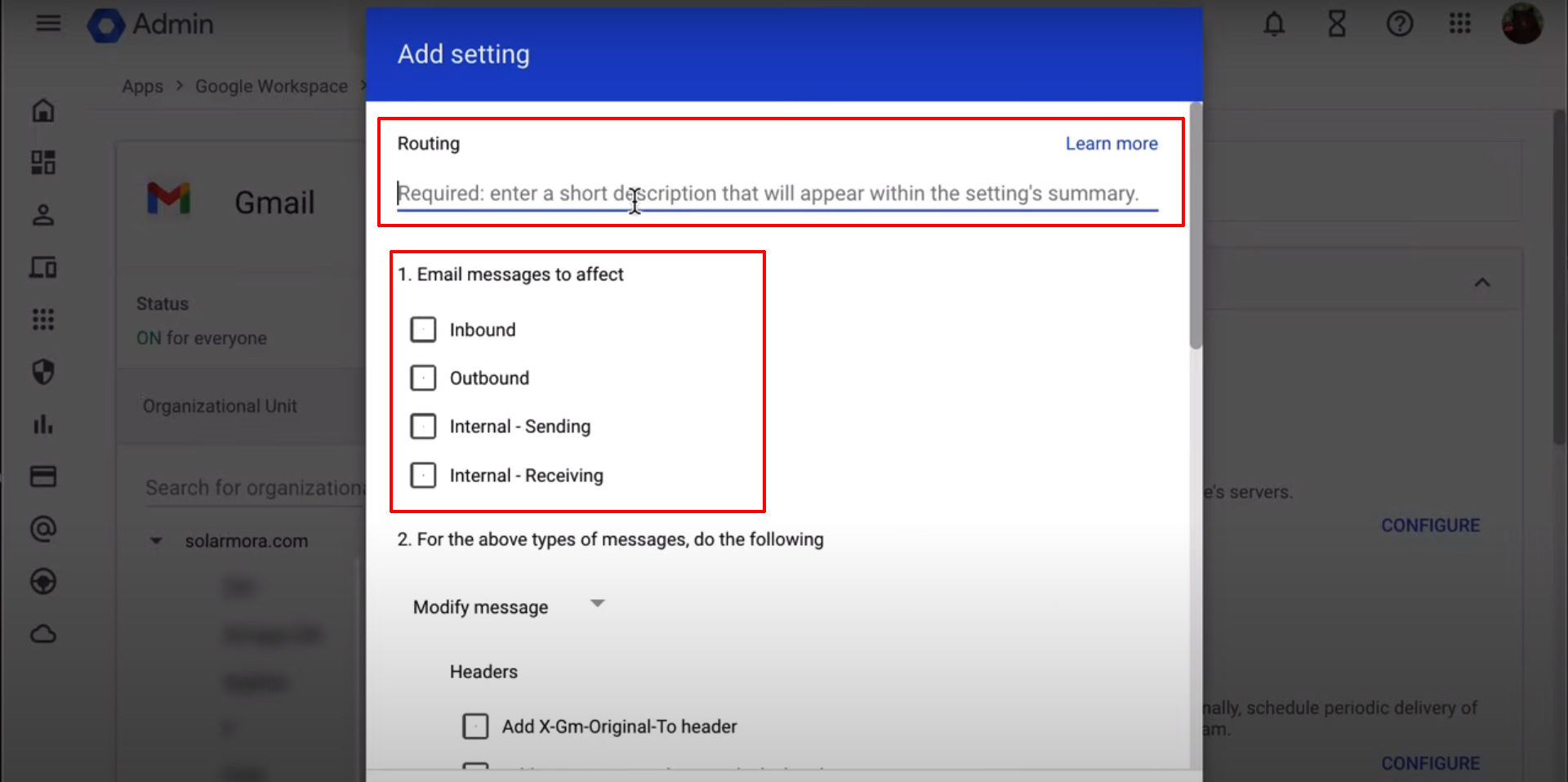 Email messages to affect