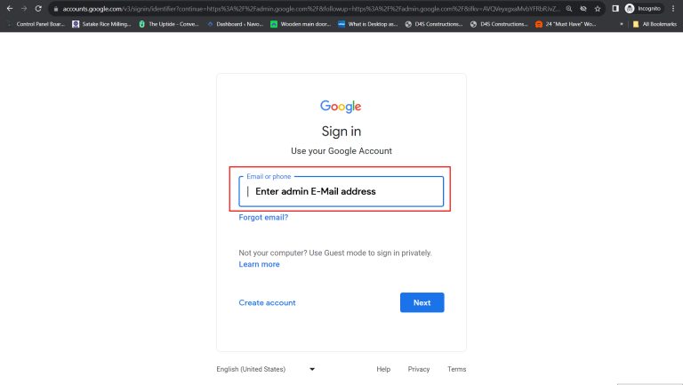 CAN T SIGN IN TO THE ADMIN CONSOLE visual data 7